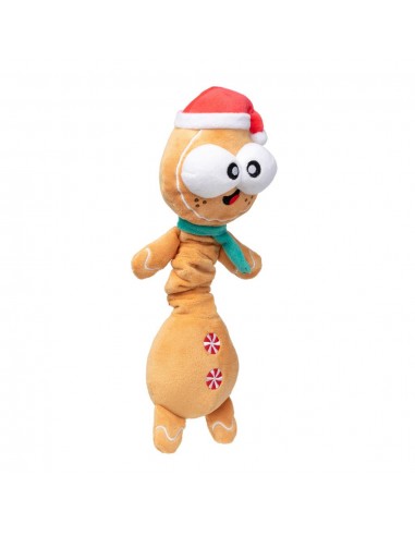 Christmas plush dog toy FuzzYard Veronecka the Gingerbread