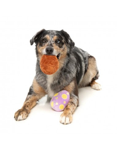 Easter Egg Plush Dog Toys FuzzYard, Pack of 2