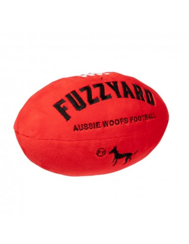 Squeaky plush dog toy FuzzYard Aussie Football