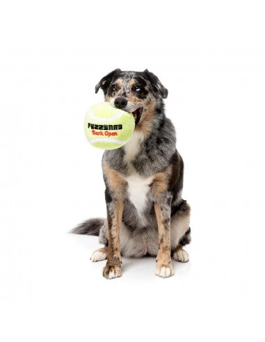Squeaky plush dog toy FuzzYard Tennis Ball