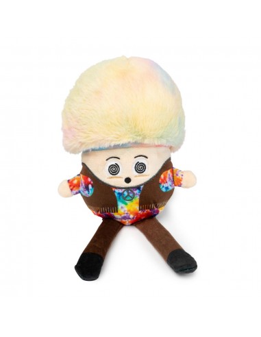 Squeaky plush dog toy FuzzYard Fun Guys Rainbow Mushroom