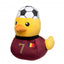 Squeaky plush dog toy FuzzYard Football Duck Belgium No. 7