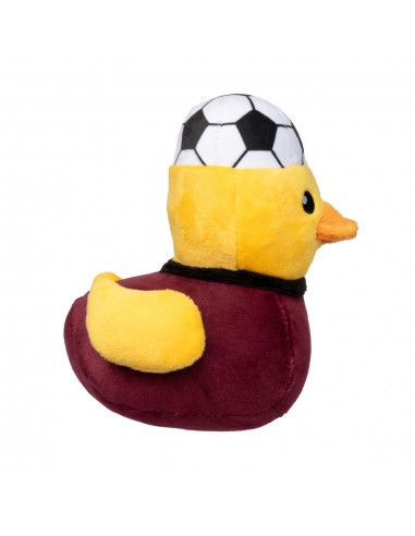 Squeaky plush dog toy FuzzYard Football Duck Belgium No. 7