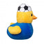 Squeaky plush dog toy FuzzYard Football Duck Italy No. 9