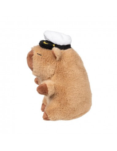 FuzzYard Happybaras Capy-Tain Plush Dog Toy with Squeaker