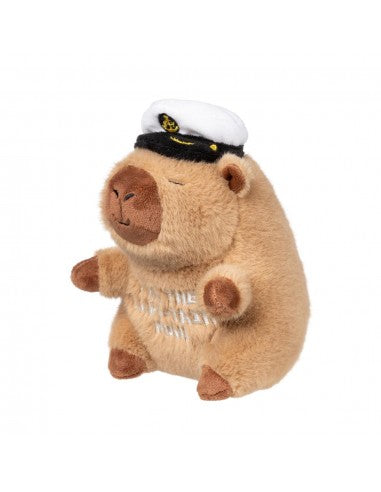 FuzzYard Happybaras Capy-Tain Plush Dog Toy with Squeaker