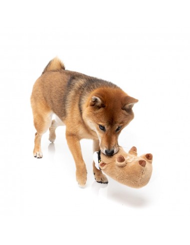 FuzzYard Happybaras Capy-Tain Plush Dog Toy with Squeaker