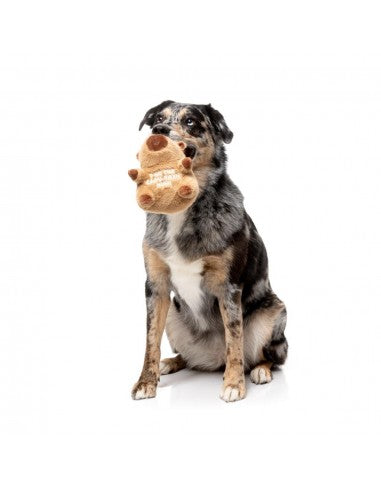 FuzzYard Happybaras Capy-Tain Plush Dog Toy with Squeaker