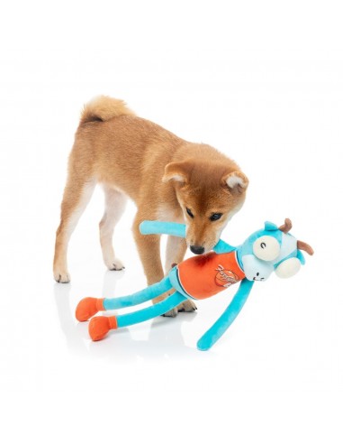 FuzzYard Lankies Bron The GOAT Long-Limbed Plush Dog Toy