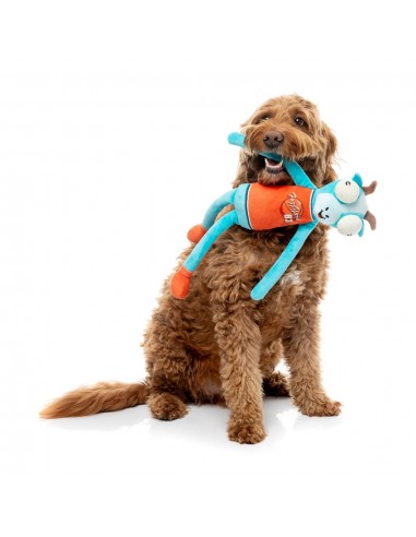 FuzzYard Lankies Bron The GOAT Long-Limbed Plush Dog Toy