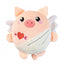FuzzYard Love Cu-pig plush dog toy, cupid piglet