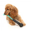Interactive dog toy FuzzYard Mic Drop with rope and squeaker
