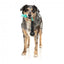 Interactive dog toy FuzzYard Mic Drop with rope and squeaker