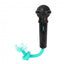 Interactive dog toy FuzzYard Mic Drop with rope and squeaker