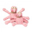 FuzzYard Nasties Scratchette pink flea plush dog toy (size L)