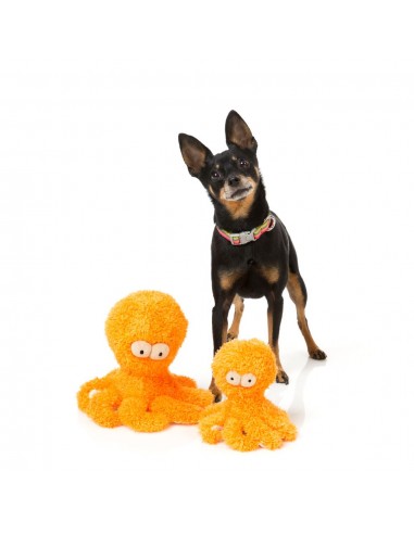 FuzzYard Nasties Sir Legs A Lot octopus plush dog toy (size S)