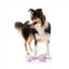 FuzzYard Neck Minnits Neckita Llama Plush Dog Toy with Stretchy Neck