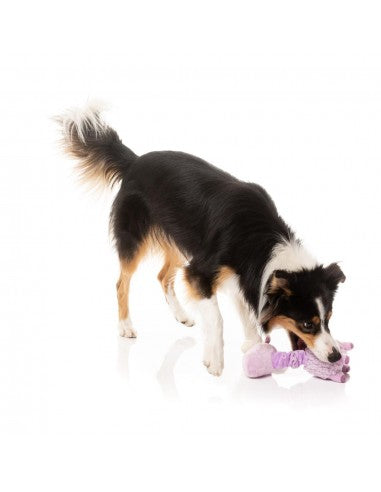 FuzzYard Neck Minnits Neckita Llama Plush Dog Toy with Stretchy Neck