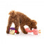 FuzzYard Neck Minnits Neckole Flamingo Plush Dog Toy with Stretchy Neck
