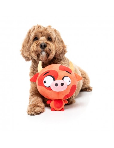 FuzzYard Noggins Moo Hammad Ali Squeaky Plush Dog Toy