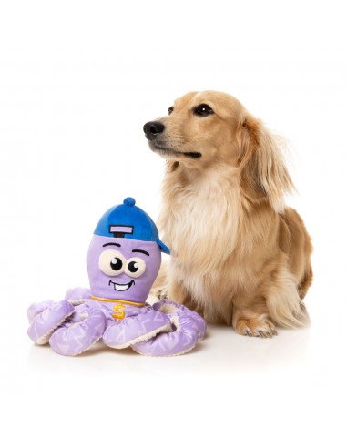 FuzzYard Octo-Pose Hip Hoptapus Octopus Squeaky Plush Dog Toy