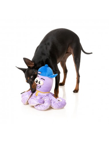 FuzzYard Octo-Pose Hip Hoptapus Octopus Squeaky Plush Dog Toy