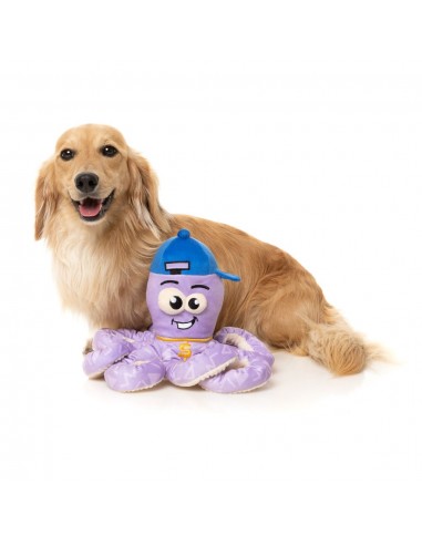 FuzzYard Octo-Pose Hip Hoptapus Octopus Squeaky Plush Dog Toy