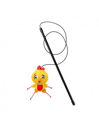 Cat teaser wand FuzzYard Noggins Hen Diesel