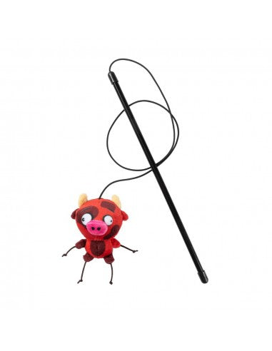 Cat teaser wand FuzzYard Noggins Moo Hammad Ali
