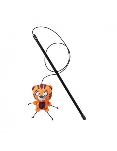 Cat teaser wand FuzzYard Noggins Roarnaldo