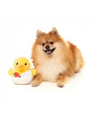 FuzzYard Cupid Duck Squeaky Plush Dog Toy