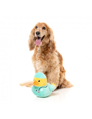 FuzzYard Ducktor Squeaky Plush Dog Toy