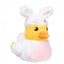 FuzzYard bunny duck plush dog toy with squeaker
