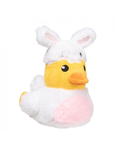 FuzzYard bunny duck plush dog toy with squeaker