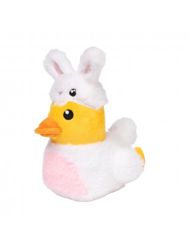 FuzzYard bunny duck plush dog toy with squeaker