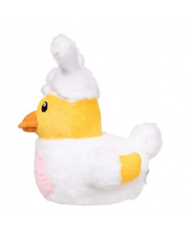 FuzzYard bunny duck plush dog toy with squeaker