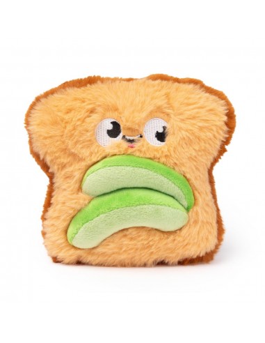 FuzzYard avocado and toast plush dog toys, pack of 2