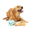 FuzzYard croissant and cappuccino plush dog toys, pack of 2