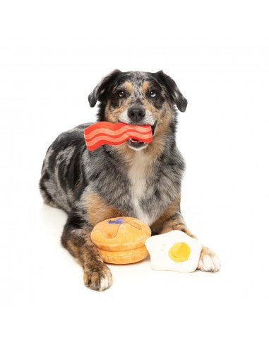 FuzzYard Dog's Breakfast plush dog toys, pack of 3