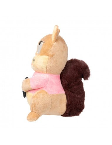 Squeaky squirrel plush dog toy FuzzYard Ashleigh