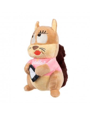 Squeaky squirrel plush dog toy FuzzYard Ashleigh