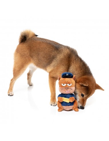 Squeaky squirrel plush dog toy FuzzYard Curbside Carl