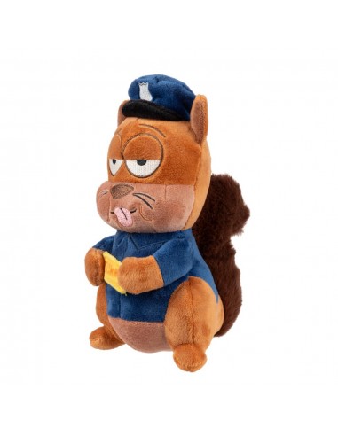 Squeaky squirrel plush dog toy FuzzYard Curbside Carl