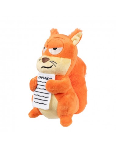 Squeaky squirrel plush dog toy FuzzYard Karen