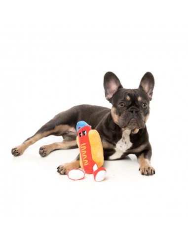 Squeaky plush dog toy FuzzYard The Homies Franky
