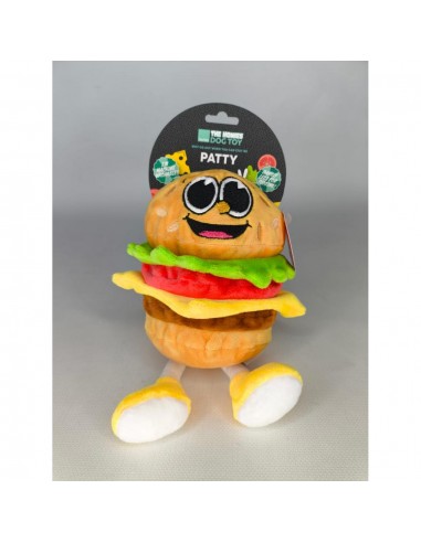FuzzYard The Homies Patty Plush Dog Toy with Squeaker