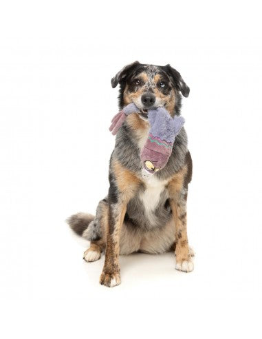 FuzzYard The Yeetz Peace Out Pigeon Plush Dog Toy with Squeaker