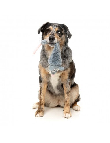 FuzzYard The Yeetz Rack Off Rat Plush Dog Toy with Squeaker