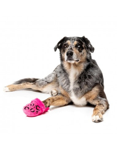 FuzzYard Y2K Angel Slipper Plush Dog Toy with Squeaker
