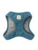 FuzzYard Life corduroy step-in dog harness, French Blue (size XXS)